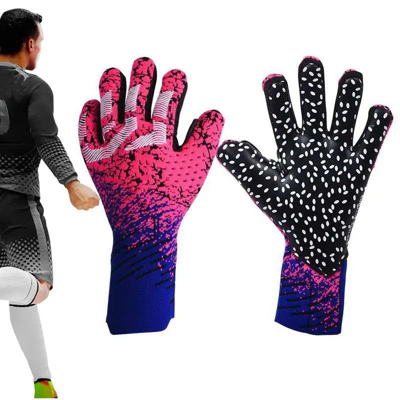 Professional Soccer Goalie Gloves with Anti-Slip Latex Grip