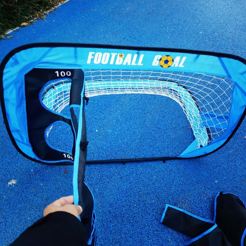 Kids Soccer Goal With Four Training Modes For Skill Development