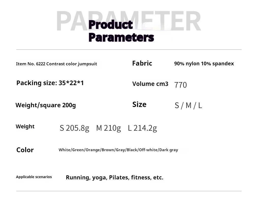 DPSTGYMCN Shockproof Yoga Bodysuit Seamless Sculpting
