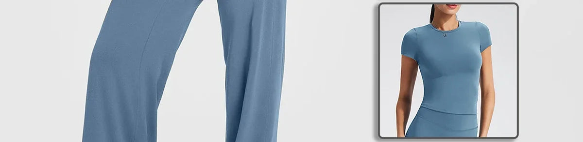 NCLAGEN Straight Leg Yoga Pants Ultra Soft Butter Fabric
