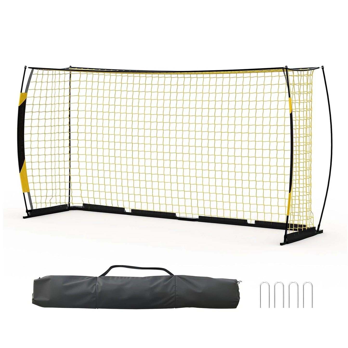 HiMISS Portable Soccer Goal With Metal Frame And Durable Net
