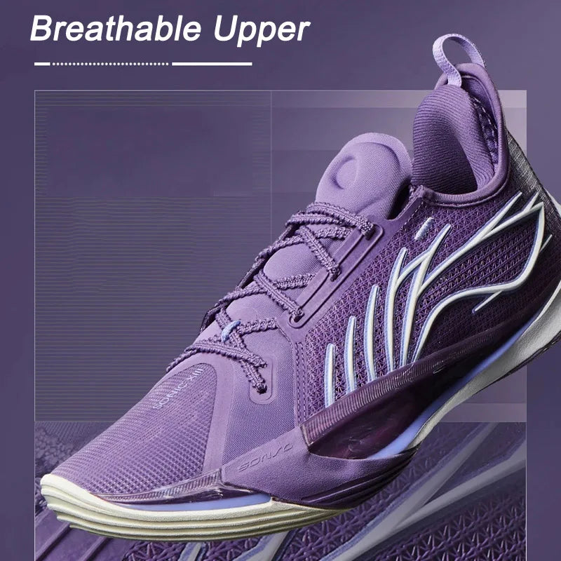 Li-Ning Men SONIC XIII Professional Basketball Shoes BOOM Cushion TUFF RB Wearable LiNing Competition Sports Shoes ABAV025