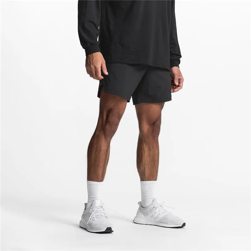 GENDAWAYCN Men Running Shorts Quick Dry Fitness Gym