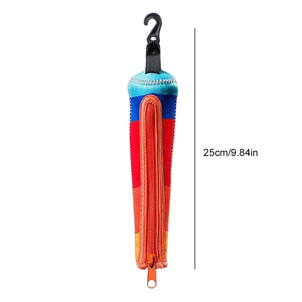 Baseball & Softball Handle Cover Cushy Zippered Sleeve Baseball Bat Handle Cover for Baseball and Softball