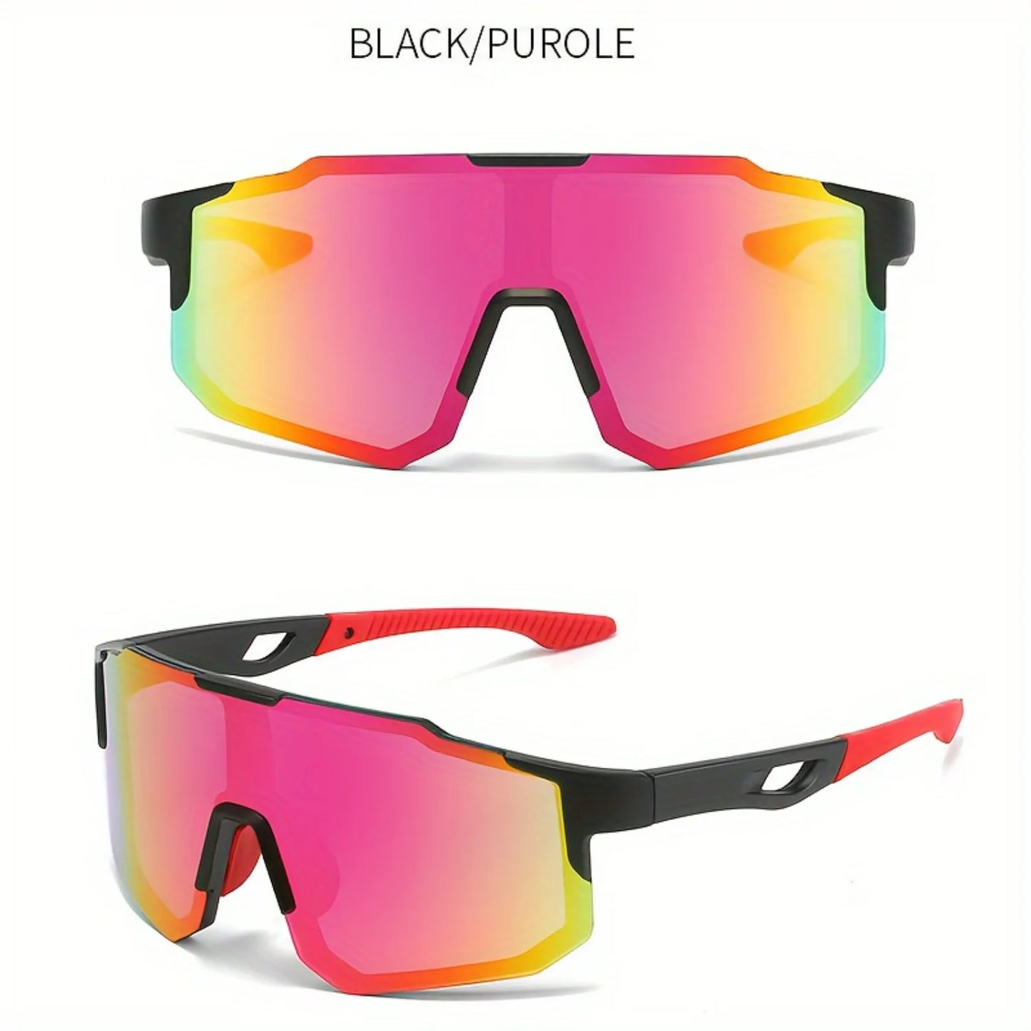 Stylish, High-Quality Unisex Youth Sports Sunglasses with UV400 Protection for Tennis, Softball, Baseball, Cycling, Hiking - One