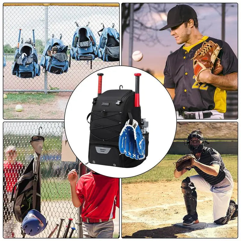 Bat Bags Baseball Baseball & Softball Equipment Bag Lightweight Waterproof Equipment Bag For Youth And Adults Teeball Gear