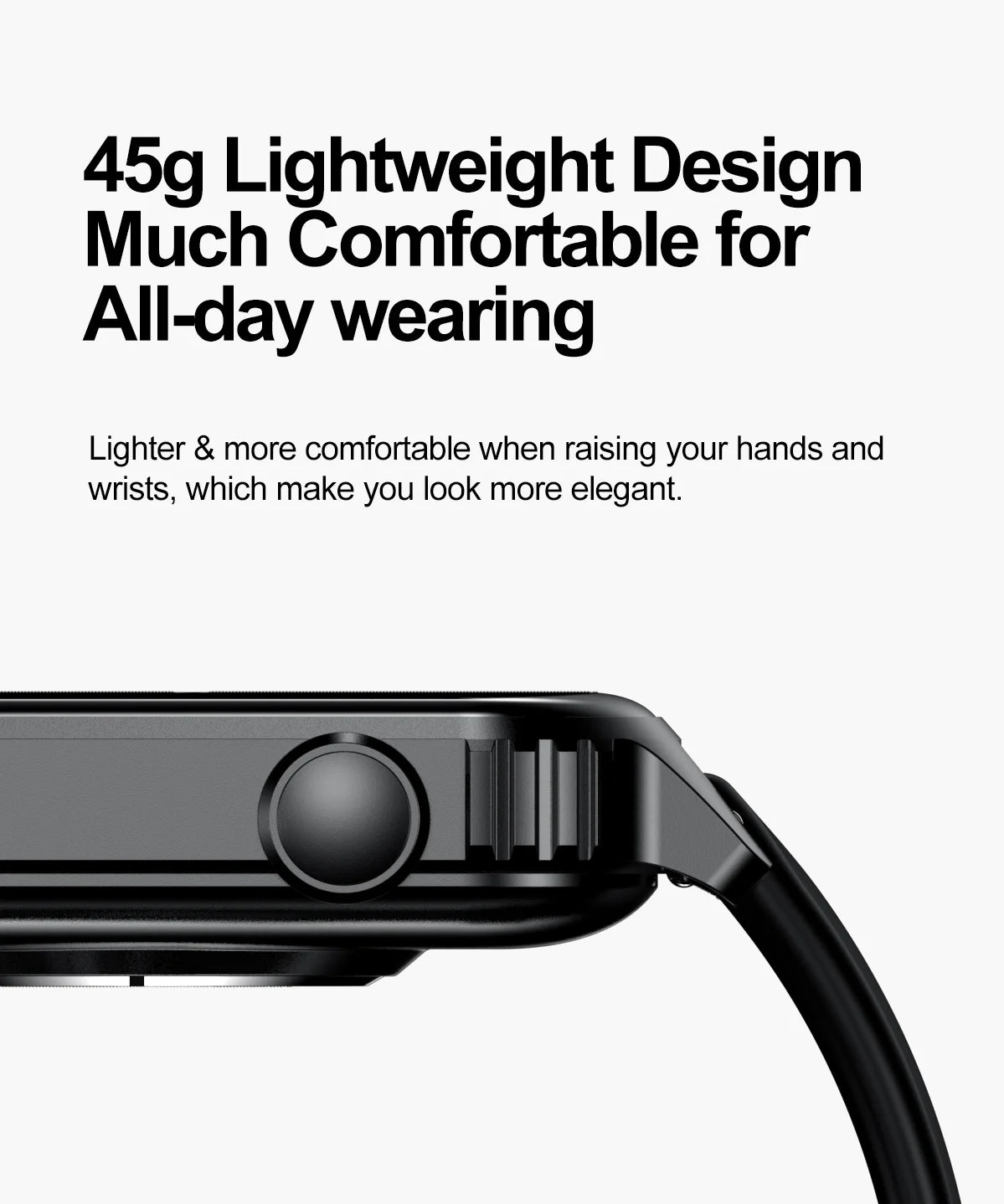 Nerunsa TG08 Smartwatch Fitness Tracker With 100 Modes