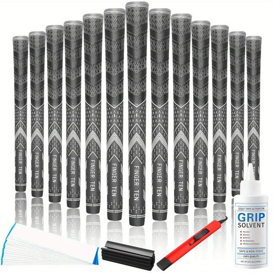 Golf Club Grips Kit Multi-Purpose Corded Rubber for Performance