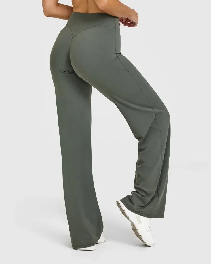 NCLAGEN Straight Leg Yoga Pants Ultra Soft Butter Fabric