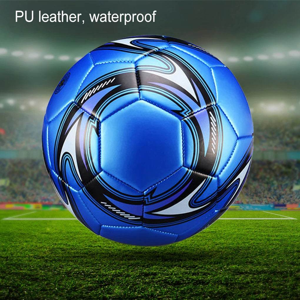 Leakproof Soccer Ball Durable PU Leather for Campus Play
