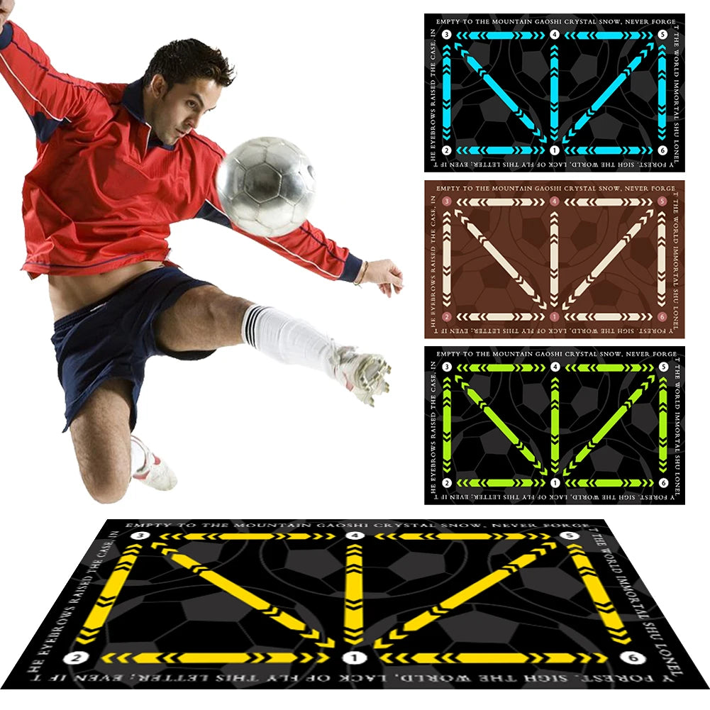 Non-Slip Football Training Mat for Agility and Dribbling Practice