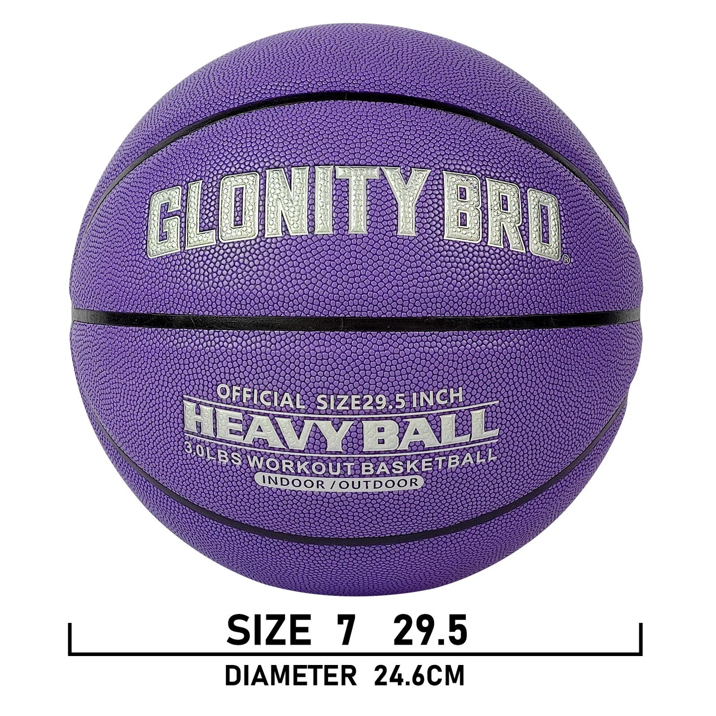 Weighted Training Basketball Women 2.2LBS/28.5'' Adult 3LBS/29.5'' Size6/7 Help Improve Dribbling ,Passing,And Rebounding Skills