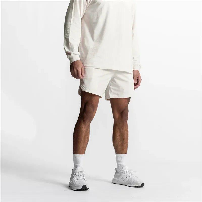 GENDAWAYCN Men Running Shorts Quick Dry Fitness Gym