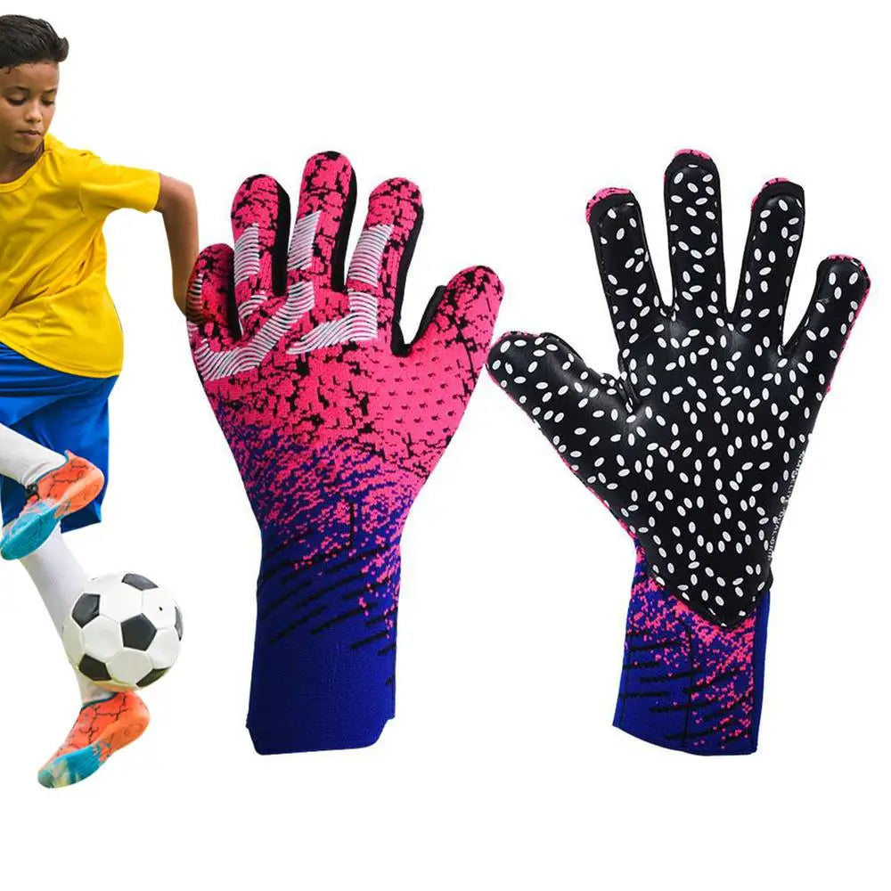 Professional Soccer Goalie Gloves with Anti-Slip Latex Grip