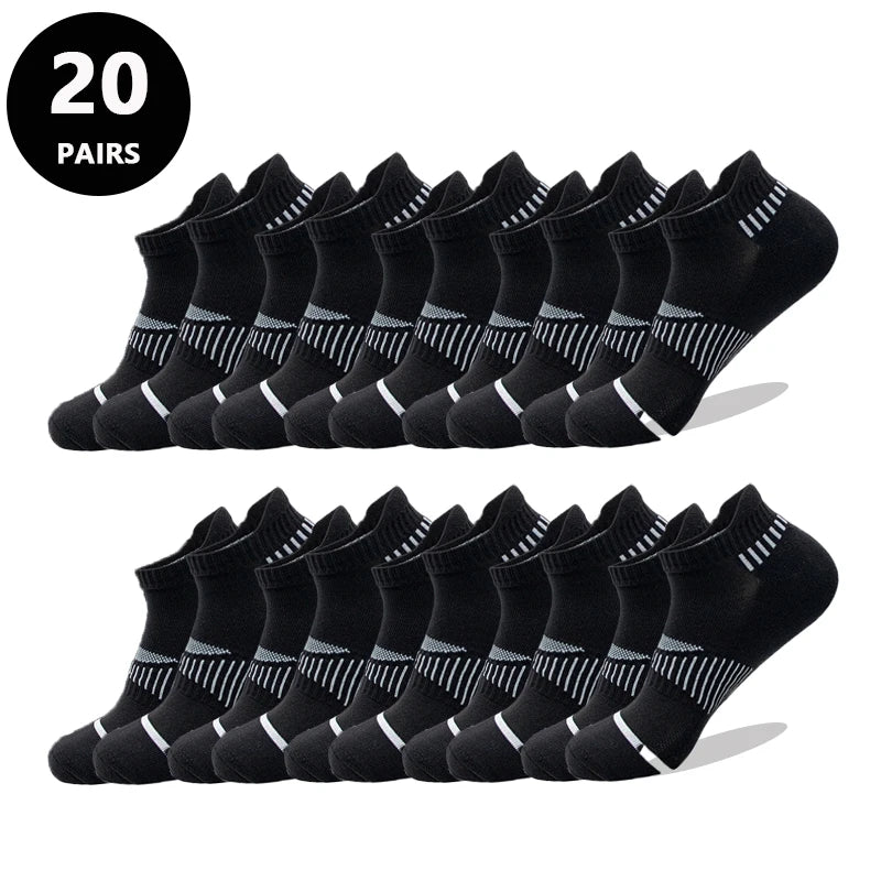 Men's Classic Crew Socks for Sports and Outdoor Activities