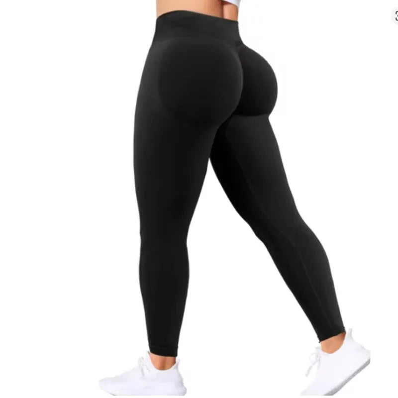 Seamless Sports Leggings Woman Low Impact Yoga Pants Tummy Control Squat Proof Gym Fitness Workout Scrunch Butt Tights