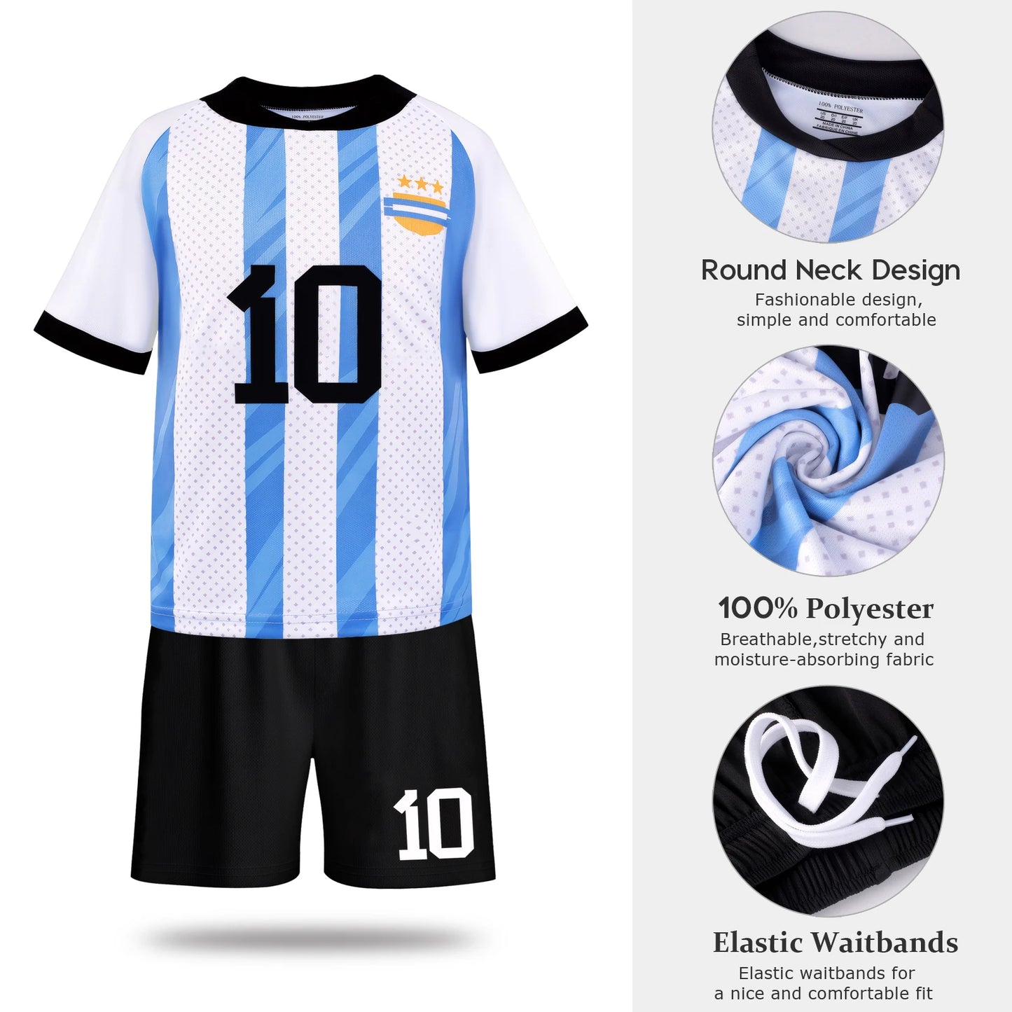 Children's Football Jersey Sports Training Suit Set for All