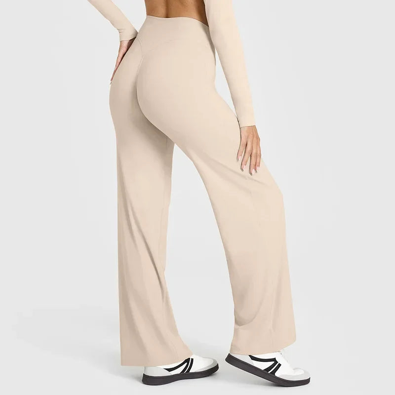 NCLAGEN Straight Leg Yoga Pants Ultra Soft Butter Fabric