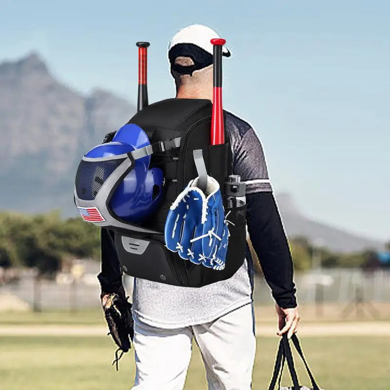 Bat Bags Baseball Baseball & Softball Equipment Bag Lightweight Waterproof Equipment Bag For Youth And Adults Teeball Gear