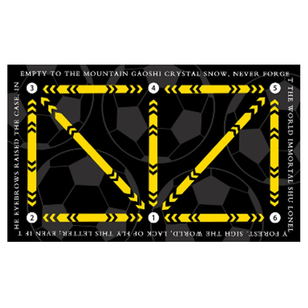 Non-Slip Football Training Mat for Agility and Dribbling Practice