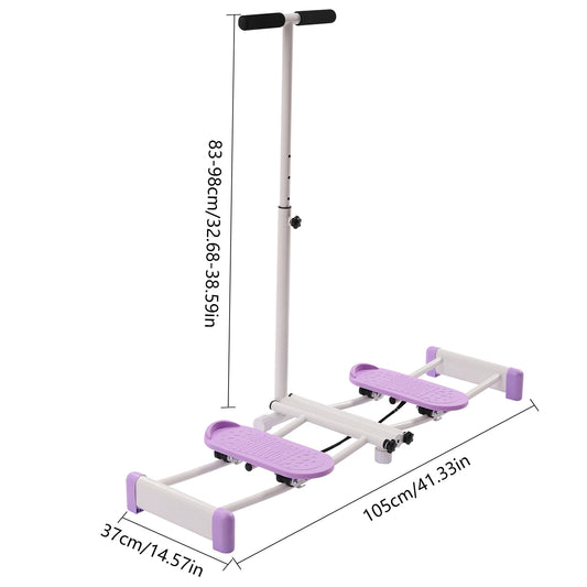 Foldable Pelvic Floor Muscle Fitness Equipment Adjustable Leg Exercise Equipment  Ski Thin Legs Hip Exerciser pPink/Purple
