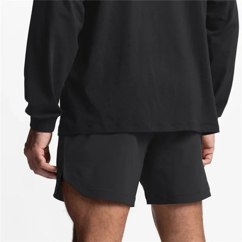 GENDAWAYCN Men Running Shorts Quick Dry Fitness Gym