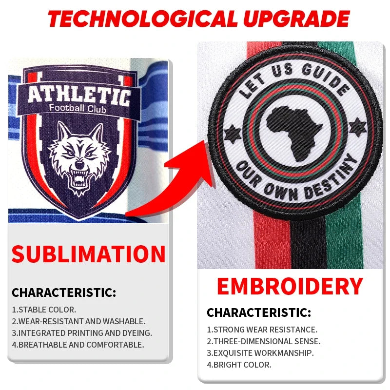 Personalized Custom Soccer Jerseys with Embroidered Logo for Teams