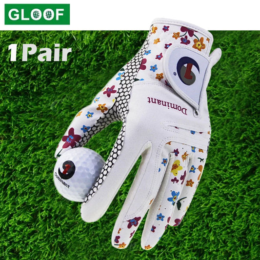 Women’s Floral Golf Gloves for Summer Play and Comfort