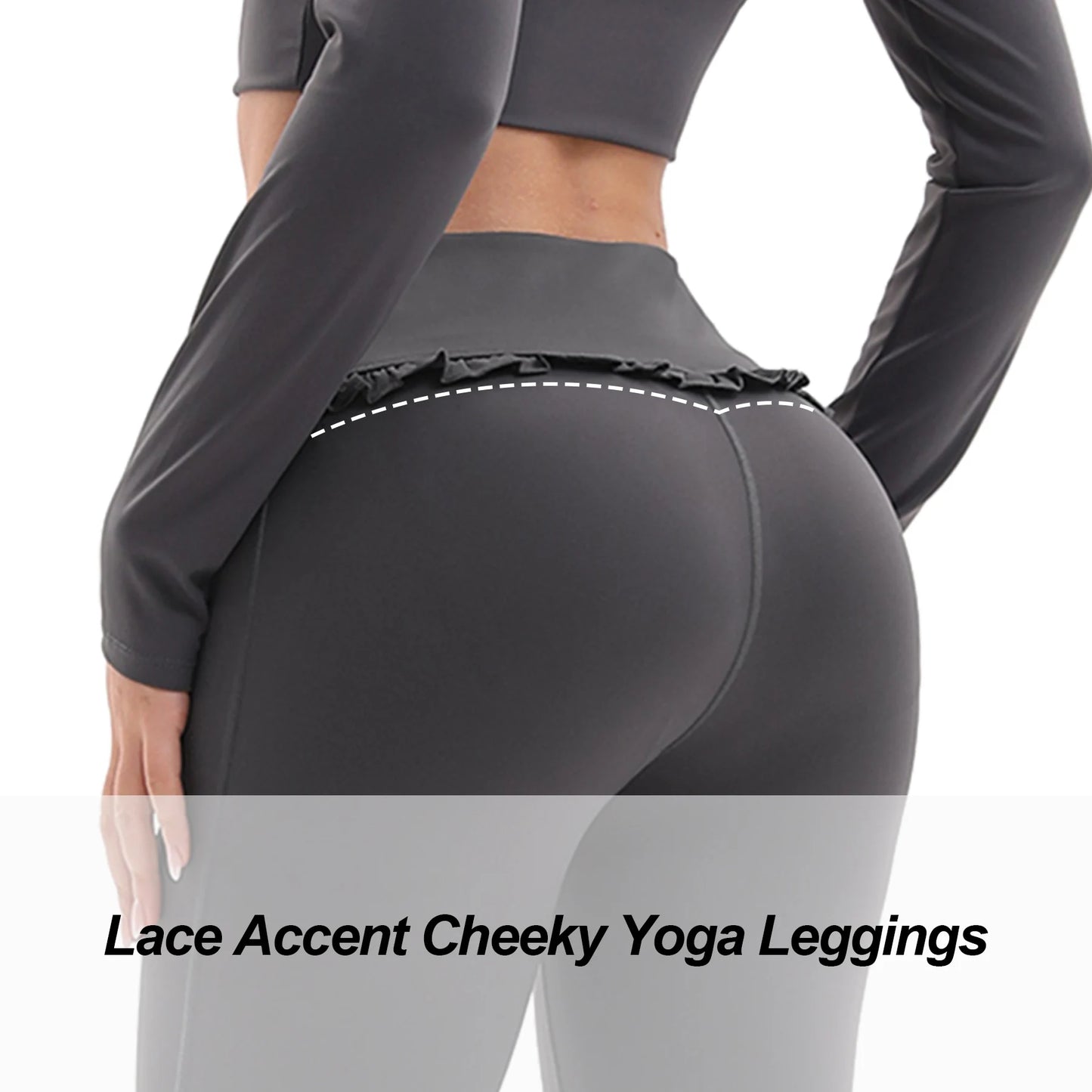 Jiangxi Floral Lace Yoga Set With High Waist Flare Pants