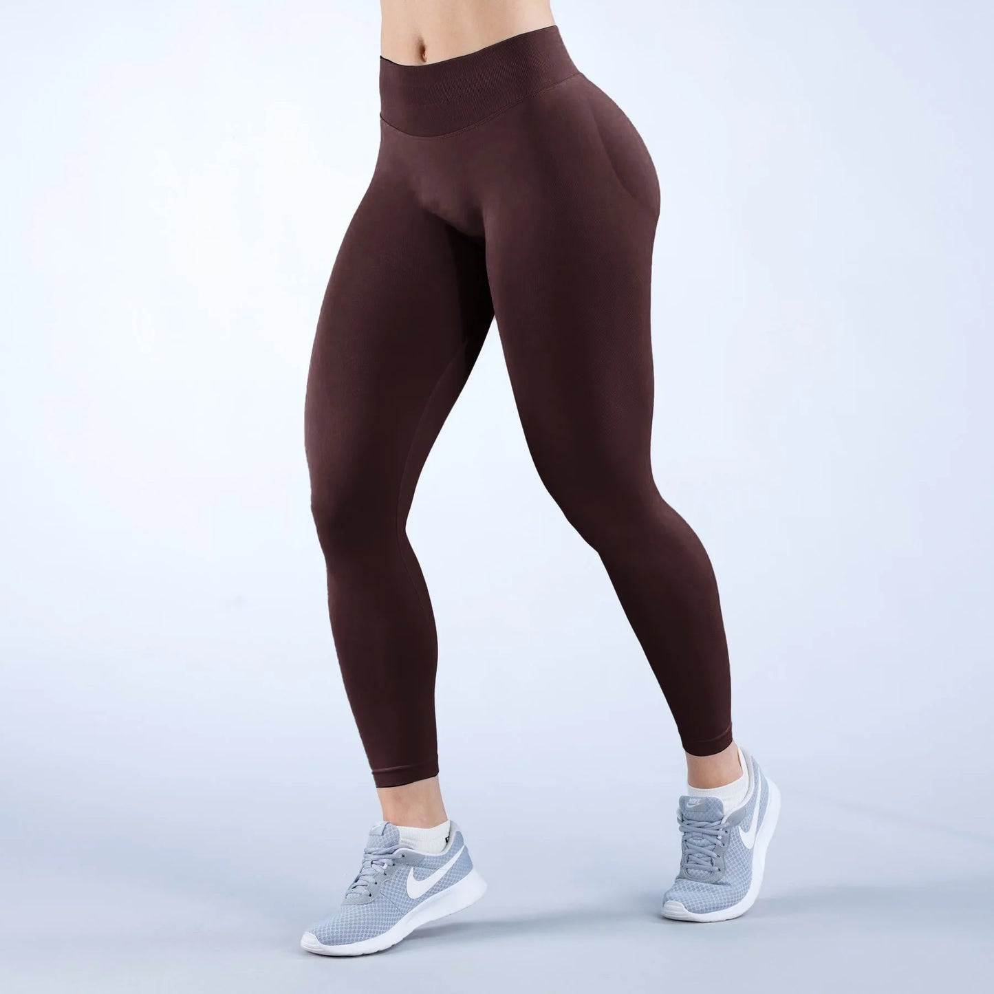 Seamless Sports Leggings Woman Low Impact Yoga Pants Tummy Control Squat Proof Gym Fitness Workout Scrunch Butt Tights