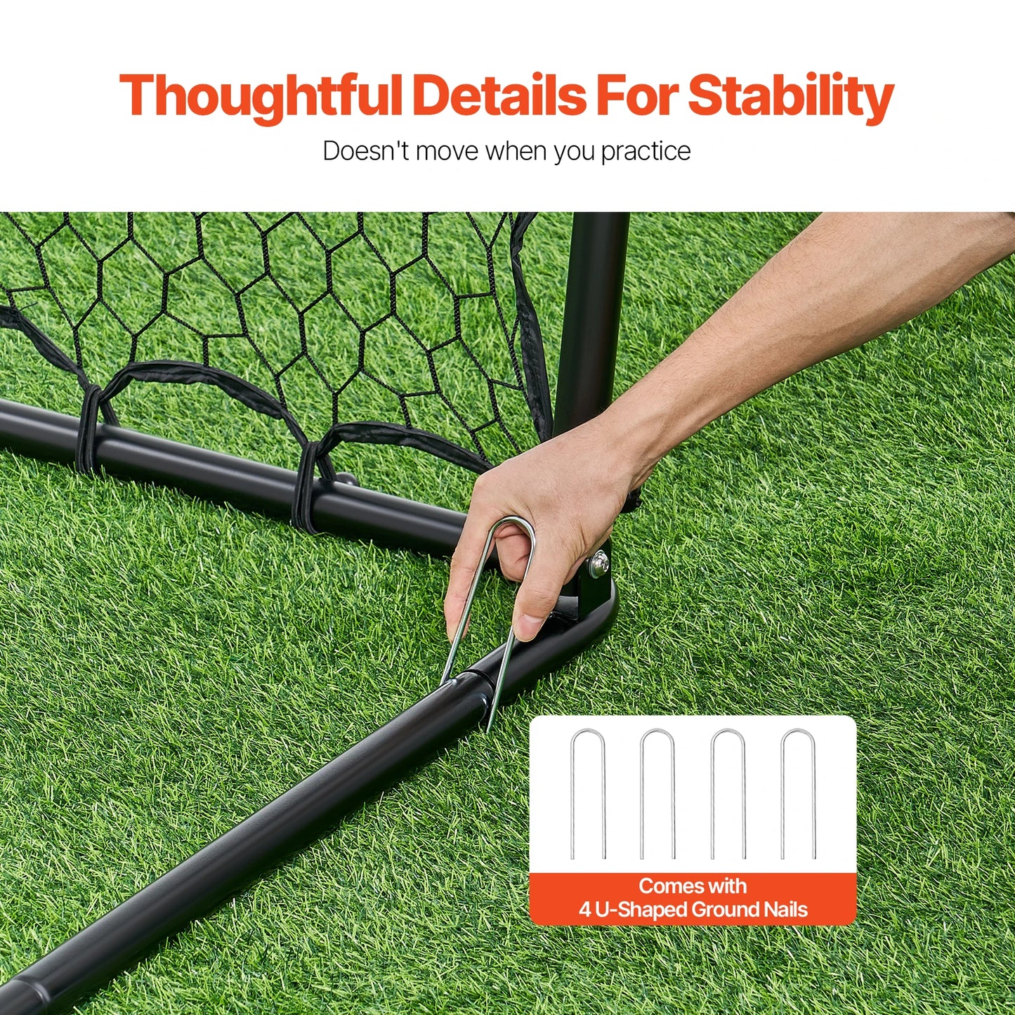 Portable Soccer Rebounder Net for Ultimate Training Experience