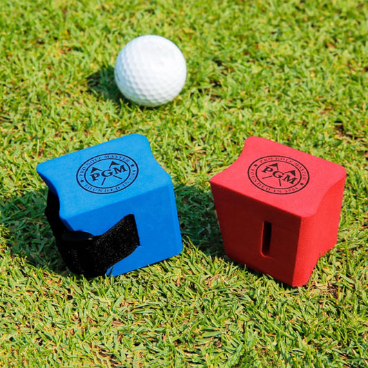 Golf Putter Cube EVA Sponge Golf Putting Trainer Stabilizing Wrist Angle Putter Training Tool Beginners Equipment Pose Corrector
