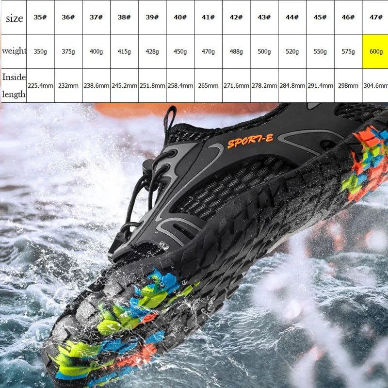 Breathable Quick Drying Hiking Sneakers for Men Outdoor Adventure
