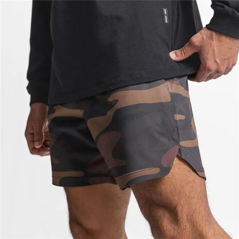 GENDAWAYCN Men Running Shorts Quick Dry Fitness Gym
