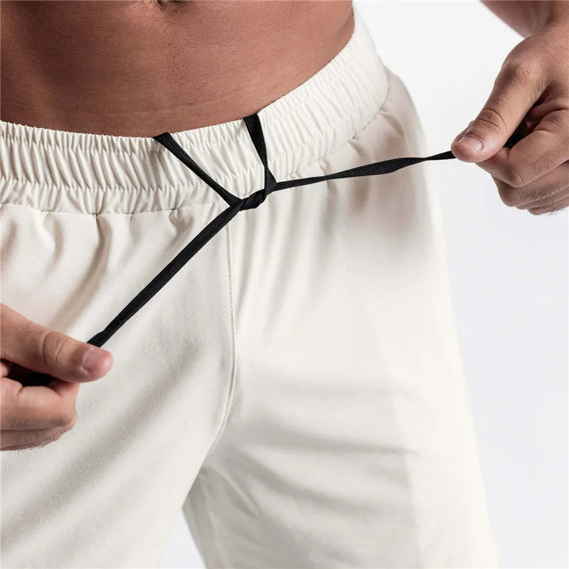 GENDAWAYCN Men Running Shorts Quick Dry Fitness Gym