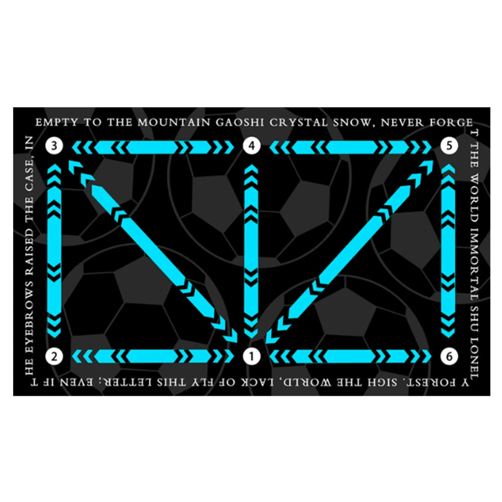 Non-Slip Football Training Mat for Agility and Dribbling Practice